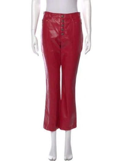 Pre-owned Cinq À Sept Flared Pants In Orange