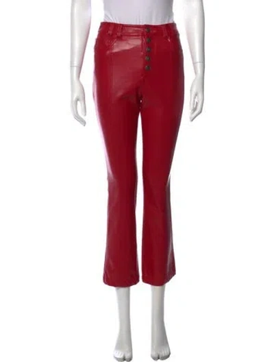 Pre-owned Cinq À Sept Flared Pants In Orange