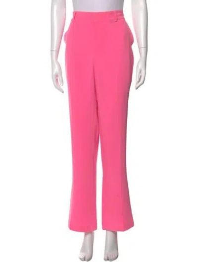 Pre-owned Cinq À Sept Flared Pants In Pink