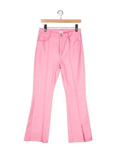 Pre-owned Cinq À Sept Flared Pants In Pink