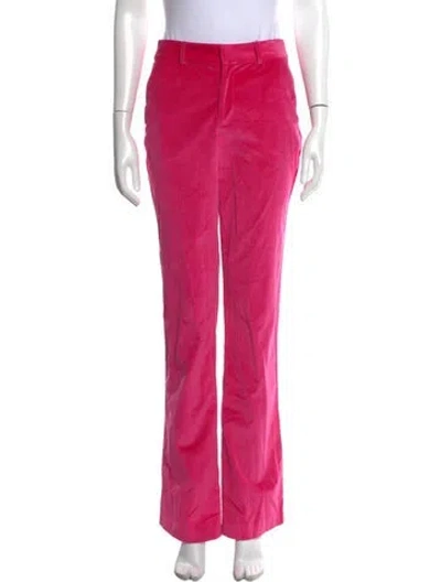 Pre-owned Cinq À Sept Flared Pants In Pink