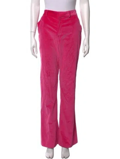 Pre-owned Cinq À Sept Flared Pants In Pink
