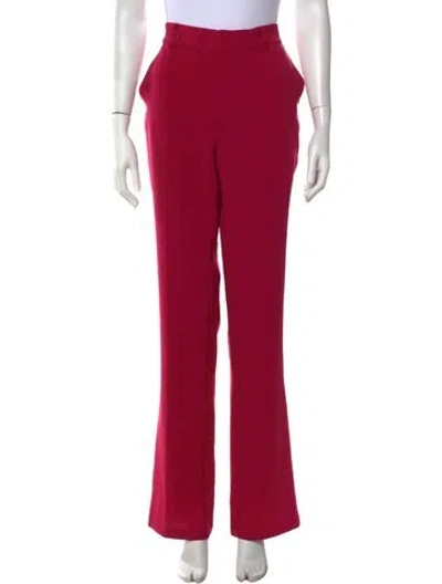 Pre-owned Cinq À Sept Flared Pants In Pink