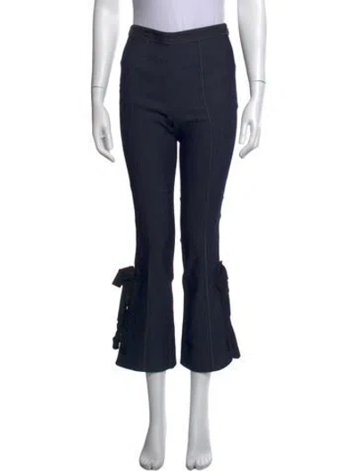 Pre-owned Cinq À Sept Flared Pants W/ Tags In Blue