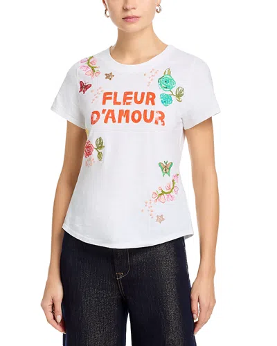 Cinq À Sept Cinq A Sept Fleur D'amour Angeli Tee In Animal Print
