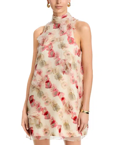 Cinq À Sept Cinq A Sept Floating Poppies Sylvia Dress In Multi