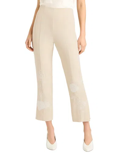 CINQ À SEPT CINQ À SEPT FLOATING ROSES CROPPED BRIANNE PANT