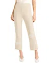 Cinq À Sept Floating Roses Cropped Brianne Pant In Beige
