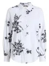 Cinq À Sept Esha Wildflower Whimsy Button-up Shirt In Multi