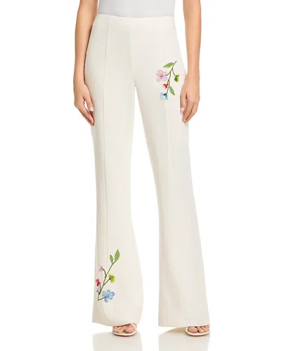 Cinq À Sept Cinq A Sept Floral Vine Kailyn Pants In White