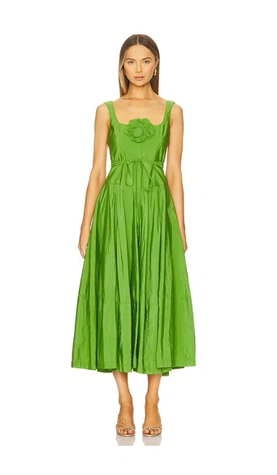 Cinq À Sept Flower Joisian Dress In Green