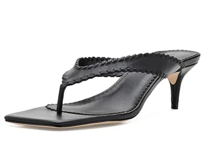 Cinq À Sept Frankie Kitten Heel Sandals In Black