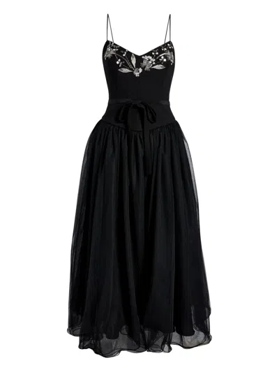 Cinq À Sept Freddie Midi Dress In Black