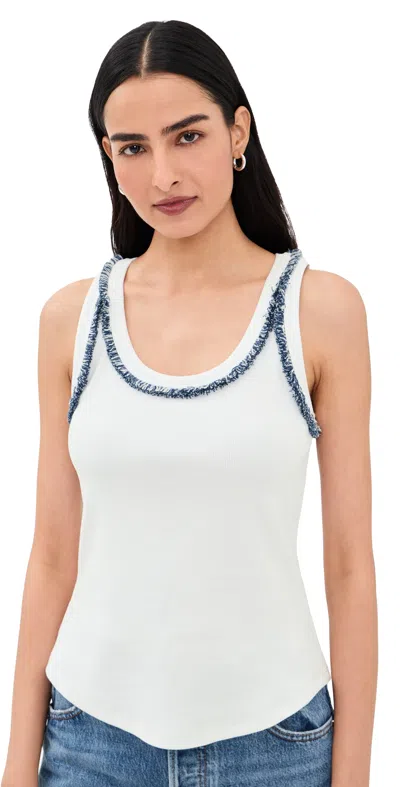 Cinq À Sept Cinq A Sept Quenta Fringe Tank In White