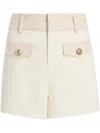 Cinq À Sept Gaelle Shorts In Whisper Wh
