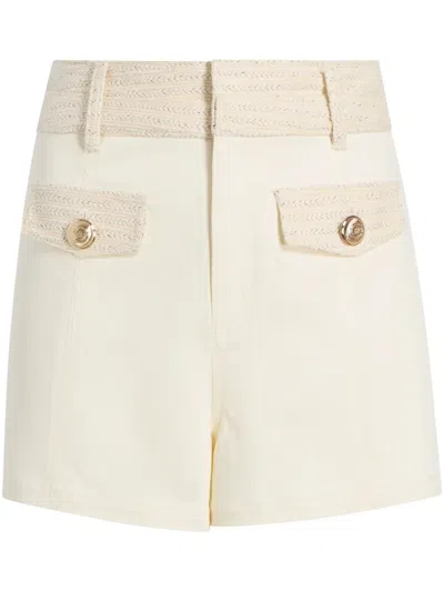 Cinq À Sept Gaelle Shorts In Whisper Wh