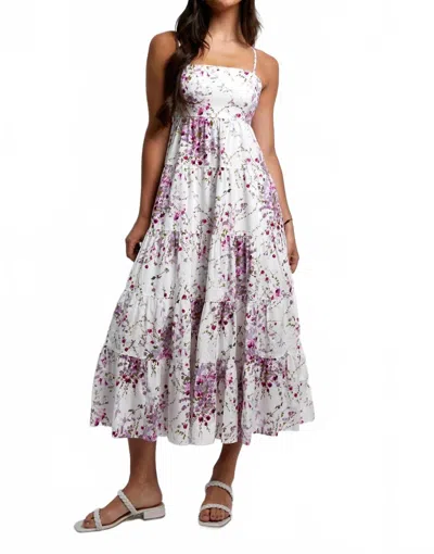 Cinq À Sept Gavin Midi Dress In Midsummer Bloom In Multi
