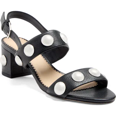 Cinq À Sept Gemma Stud Slingback Sandal In Black