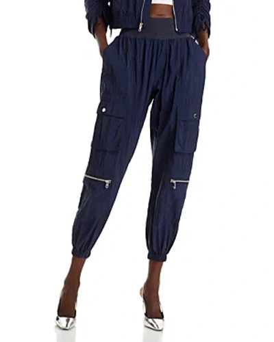 Cinq À Sept Cinq A Sept Genevive Cargo Jogger Pants In Navy