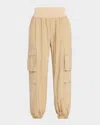 Cinq À Sept Genevive Satin Cargo Jogger Pants