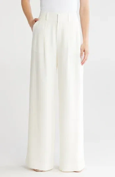 Cinq À Sept Genna Wide Leg Pants In White