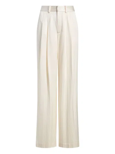 CINQ À SEPT GEORGIA SATIN STRIPE TROUSERS