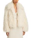 Cinq À Sept Cinq A Sept Geraldine Faux Fur Coat In White