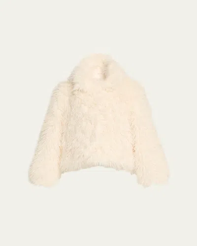 Cinq À Sept Geraldine Faux Fur Coat In Multi