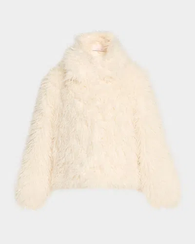 CINQ À SEPT GERALDINE FAUX FUR COAT