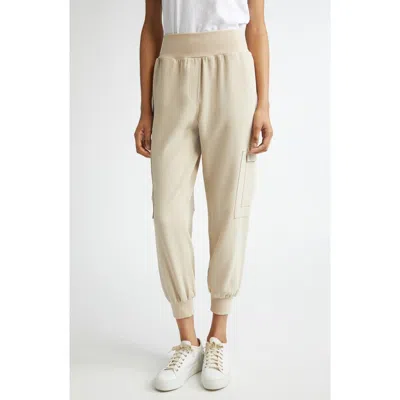 Cinq À Sept Giles Crepe Cargo Pants In Brown