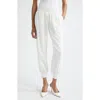Cinq À Sept Giles Crepe Joggers In Ivory