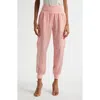 Cinq À Sept Giles Cupro Crop Cargo Joggers
