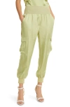 Cinq À Sept Cinq A Sept Giles High Waist Jogger Pants In Dark Olive