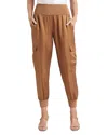 Cinq À Sept Tous Les Jours Giles Satin Jogger Pants In Cocoa