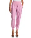 Cinq À Sept Tous Les Jours Giles Satin Jogger Pants In Mauve Orchid