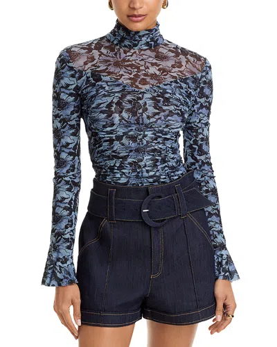 Cinq À Sept Cinq A Sept Graphic Cosmos Lucy Top In Blue