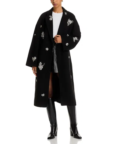 CINQ À SEPT CINQ A SEPT GRAVIS CRYSTAL EMBELLISHED COAT