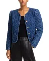 Cinq À Sept Gretchen Jacket In Medium Wash