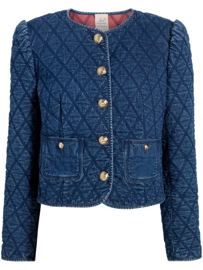 Cinq À Sept Gretchen Jacket In Blue