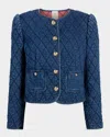 Cinq À Sept Gretchen Jacket In Medium Wash
