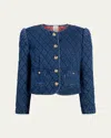 Cinq À Sept Gretchen Jacket In Medium Wash