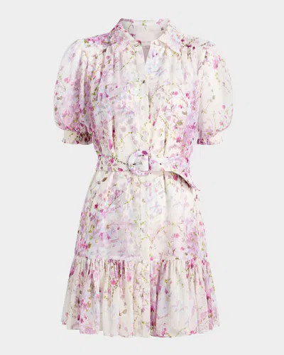 CINQ À SEPT HALBINI MIDSUMMER BLOOM MINI DRESS