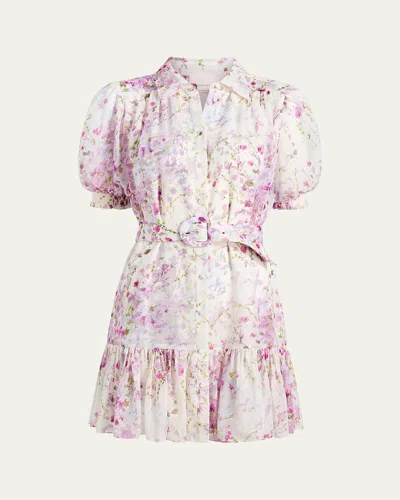 CINQ À SEPT HALBINI MIDSUMMER BLOOM MINI DRESS