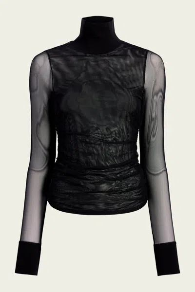Cinq À Sept Halen Top In Black
