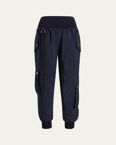 Cinq À Sept Harmony Parachute Pants In Navy
