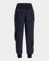 Cinq À Sept Harmony Parachute Pants In Navy