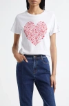 Cinq À Sept Heart Of Hearts Graphic T-shirt In Multi