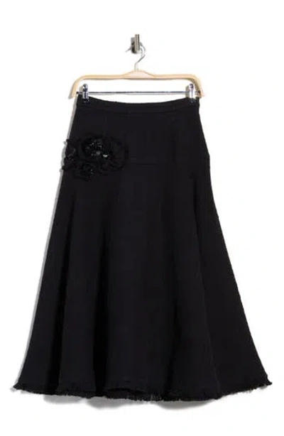 Cinq À Sept Henriette Midi Skirt In Black