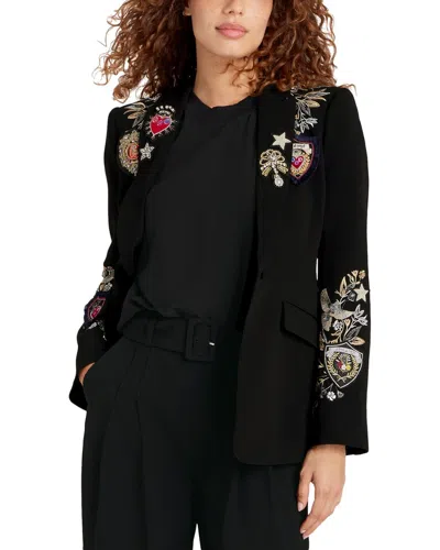 Cinq À Sept Heritage Patch Cheyenne Blazer