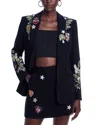Cinq À Sept Heritage Patch Cheyenne Blazer In Black Multi